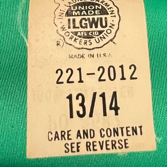 Green Vintage/retro  polyester dress size 4 - Picture 3 of 4